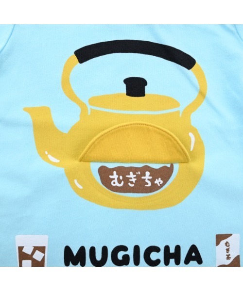 CHEEK ROOM（チークルーム）の「チークルーム むぎちゃTシャツ（Tシャツ/カットソー・キッズ・オフホワイト/サックスブルー・130cm/110cm/120cm/80ｃｍ/100cm/90cm）」の7枚目の写真