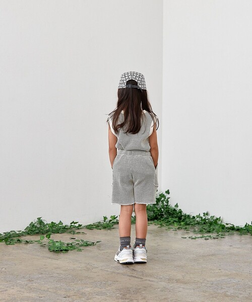 SHIPS（シップス）の「MOUN TEN.:95～140cm / バイカラー ワッフル タンクトップ（タンクトップ・キッズ・ナチュラル/チャコールグレー・110/125/140/95）」の10枚目の写真