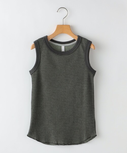 SHIPS（シップス）の「MOUN TEN.:95～140cm / バイカラー ワッフル タンクトップ（タンクトップ・キッズ・ナチュラル/チャコールグレー・110/125/140/95）」の15枚目の写真