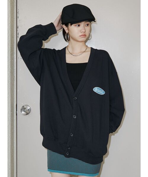 Russell Athletic(ラッセルアスレティック)の「【RUSSELL ATHLETIC×EMODA】ルーズオーバーカーディガン(カーディガン/ボレロ・レディース・ホワイト/ブラック/グレー・FREE)」の17枚目の写真