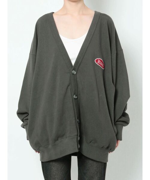 Russell Athletic(ラッセルアスレティック)の「【RUSSELL ATHLETIC×EMODA】ルーズオーバーカーディガン(カーディガン/ボレロ・レディース・ホワイト/ブラック/グレー・FREE)」の12枚目の写真