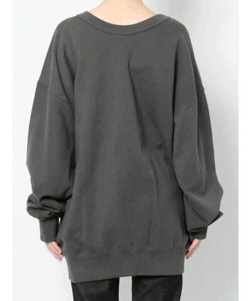 Russell Athletic(ラッセルアスレティック)の「【RUSSELL ATHLETIC×EMODA】ルーズオーバーカーディガン(カーディガン/ボレロ・レディース・ホワイト/ブラック/グレー・FREE)」の16枚目の写真