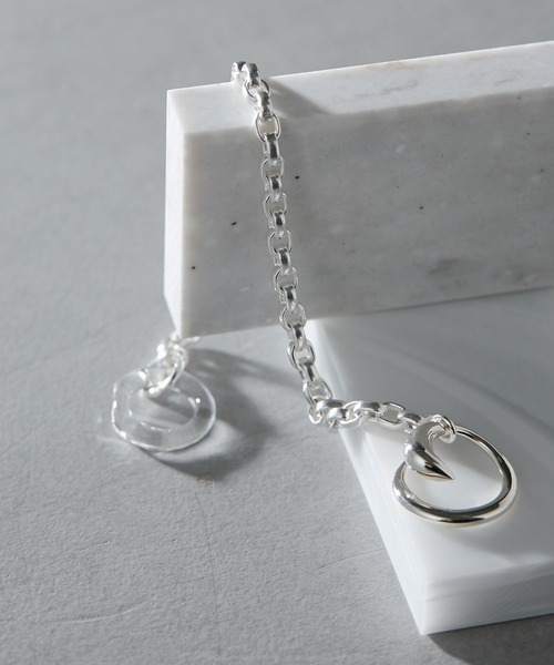 Lemme.（レム）の「【Lemme.（レム）】Opposite Braceletブレスレット（ブレスレット・レディース・シルバー・FREE）」の2枚目の写真