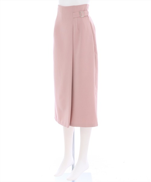 clear（クリア）の「ウエストベルトタイトスカート（スカート・レディース・アイボリー/ピンク/サックスブルー・M/S）」の4枚目の写真