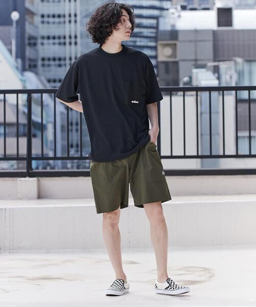 WILD THINGS(ワイルドシングス)の「WILD THINGS(ワイルドシングス)別注ポケットTシャツ(Tシャツ/カットソー・メンズ・ベージュ/ブラック・S/M/XL/L)」の11枚目の写真