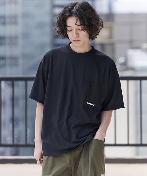 WILD THINGS(ワイルドシングス)の「WILD THINGS(ワイルドシングス)別注ポケットTシャツ(Tシャツ/カットソー・メンズ・ベージュ/ブラック・S/M/XL/L)」の12枚目の写真