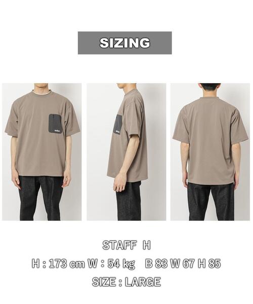 WILD THINGS(ワイルドシングス)の「WILD THINGS(ワイルドシングス)別注ポケットTシャツ(Tシャツ/カットソー・メンズ・ベージュ/ブラック・S/M/XL/L)」の18枚目の写真