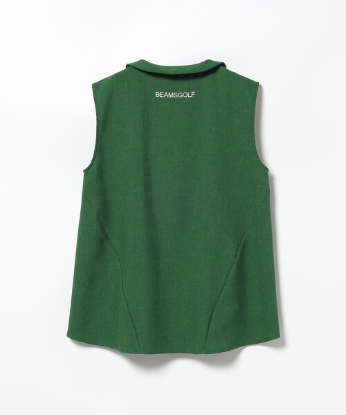 「BEAMS GOLF」 半袖Tシャツ LARGE グリーン レディース BEAMS GOLF 「BEAMS GOLF」 半袖Tシャツ LARGE グリーン