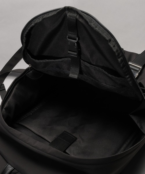 HARE(ハレ)の「ダブルバックルバックパック(HARE)(バックパック/リュック・メンズ・ブラック・FREE)」の12枚目の写真