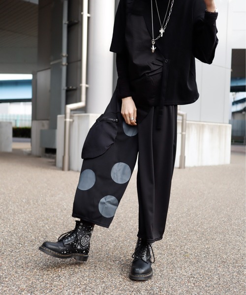 rovtski（ロフトスキー）の「ドットBIGPKTワイドパンツ（その他パンツ・レディース・グレー系その他/ブラック系その他・FREE）」の14枚目の写真