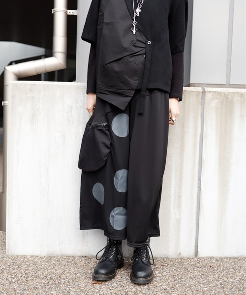 rovtski（ロフトスキー）の「ドットBIGPKTワイドパンツ（その他パンツ・レディース・グレー系その他/ブラック系その他・FREE）」の17枚目の写真