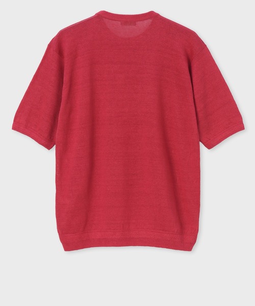 Paul Smith COLLECTION(ポールスミスコレクション)の「リネンショートスリーブ ニット / 134271 K2303(ニット/セーター・メンズ・ダークブルー/レッド/カーキブラウン・MEDIUM/LARGE/X-LARGE)」の9枚目の写真