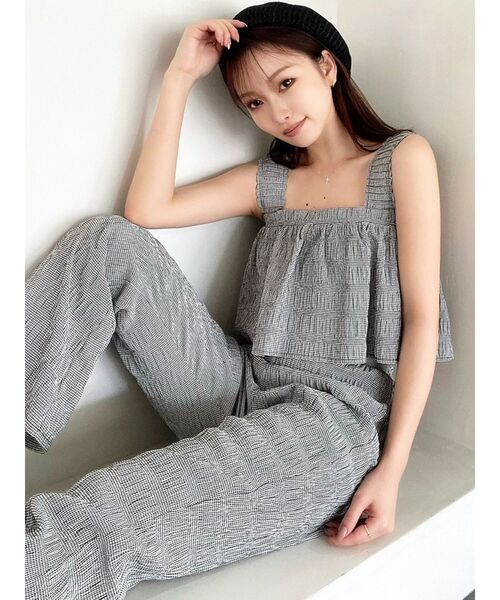 RESEXXY（リゼクシー）の「シャーリングブラウス【セットアップ着用可能】（シャツ/ブラウス・レディース・ベージュ/ホワイト/ブラック・FREE）」の17枚目の写真