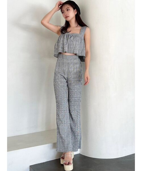 RESEXXY（リゼクシー）の「シャーリングブラウス【セットアップ着用可能】（シャツ/ブラウス・レディース・ベージュ/ホワイト/ブラック・FREE）」の22枚目の写真