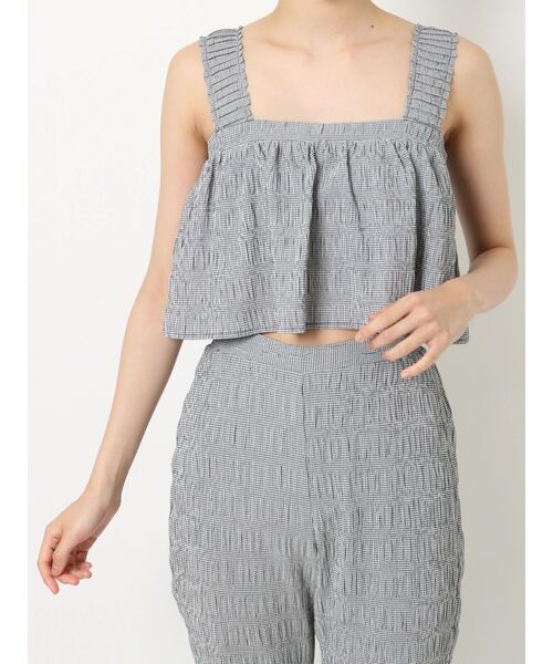 RESEXXY（リゼクシー）の「シャーリングブラウス【セットアップ着用可能】（シャツ/ブラウス・レディース・ベージュ/ホワイト/ブラック・FREE）」の14枚目の写真