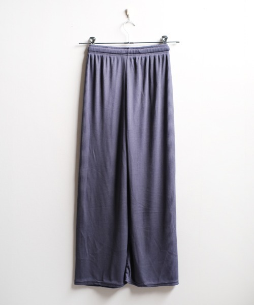 shopnikoniko（ショップニコニコ）の「ドロスト ハイウエスト ワイドパンツ（その他パンツ・レディース・ホワイト/ブラック/グレー・フリー）」の13枚目の写真