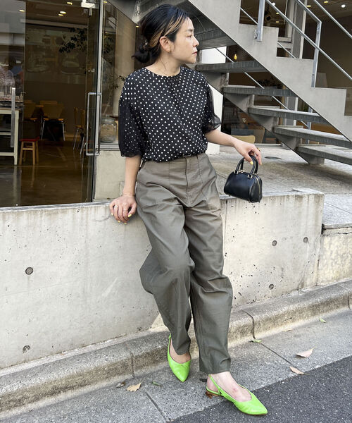 NOLLEY’S(ノーリーズ)の「◇【WEB限定】袖チュールブラウス(シャツ/ブラウス・レディース・ブラック/オフホワイト/ホワイト系その他4/ブラック系その他3・FREE)」の11枚目の写真