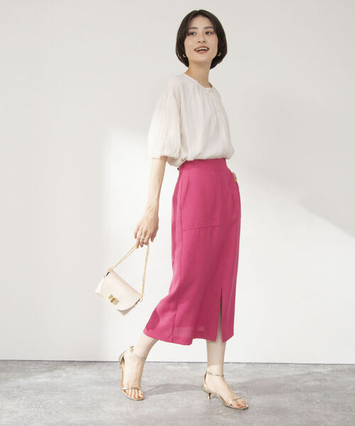 NOLLEY’S(ノーリーズ)の「◇【WEB限定】袖チュールブラウス(シャツ/ブラウス・レディース・ブラック/オフホワイト/ホワイト系その他4/ブラック系その他3・FREE)」の20枚目の写真