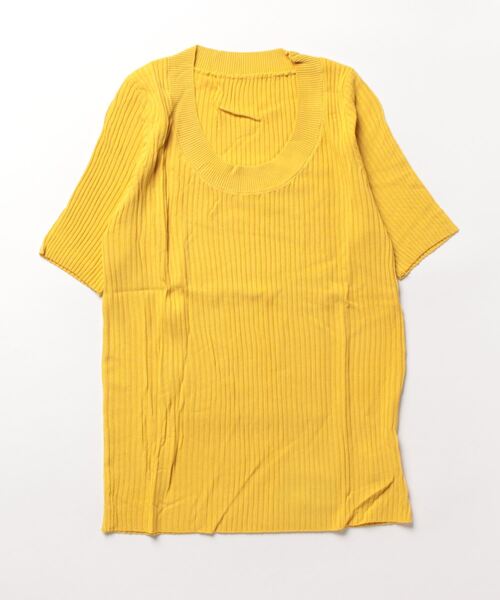 Jasmine Grandiflorum(ジャスミングランディフローラム)の「【Jasmine】ラウンドネックシンプルカットソー (SS)(Tシャツ/カットソー・レディース・ブラック/ホワイト/イエロー/オフホワイト/ベージュ/ピンク/パープル/ブルー・FREE)」の16枚目の写真