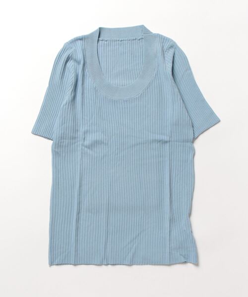 Jasmine Grandiflorum(ジャスミングランディフローラム)の「【Jasmine】ラウンドネックシンプルカットソー (SS)(Tシャツ/カットソー・レディース・ブラック/ホワイト/イエロー/オフホワイト/ベージュ/ピンク/パープル/ブルー・FREE)」の14枚目の写真