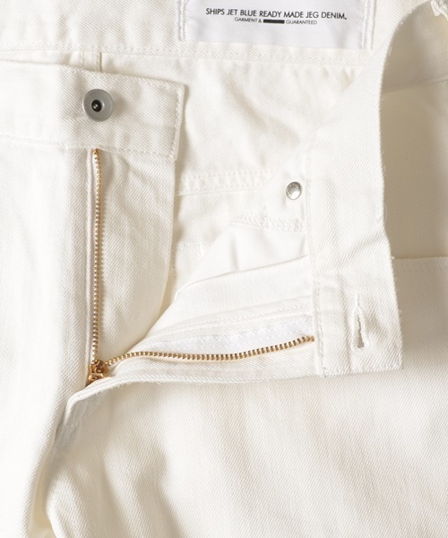 SHIPS JET BLUE（シップスジェットブルー）の「SHIPS JET BLUE (シップス ジェットブルー): クラッシュデニムパンツ ホワイト■（デニムパンツ・メンズ・ホワイト・MEDIUM/SMALL/LARGE）」の5枚目の写真