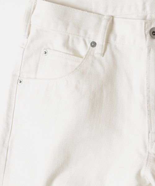 SHIPS JET BLUE（シップスジェットブルー）の「SHIPS JET BLUE (シップス ジェットブルー): クラッシュデニムパンツ ホワイト■（デニムパンツ・メンズ・ホワイト・MEDIUM/SMALL/LARGE）」の6枚目の写真