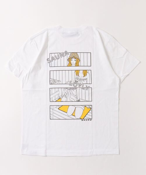 Nookie(Nookie)の「【THE nookie LOVE ひととせなつみ】NACHU SAUNA TEE【WHITE】(Tシャツ/カットソー・メンズ・ホワイト・LARGE/MEDIUM)」の2枚目の写真