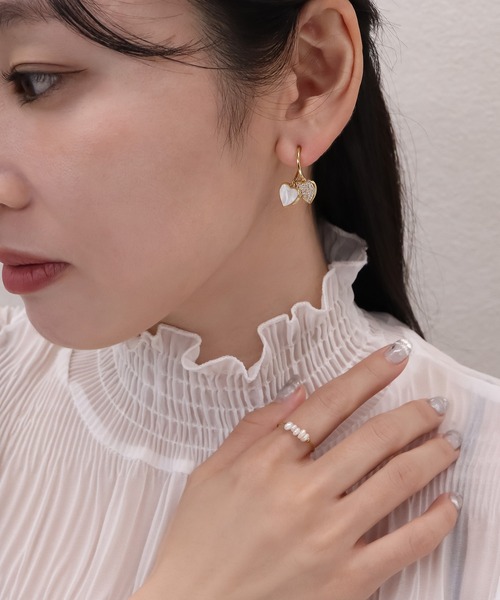 blackdia ocean（ブラックダイヤオーシャン）の「blackdia ocean 淡水パールリング（リング・レディース・ゴールド・11号/9号）」の9枚目の写真