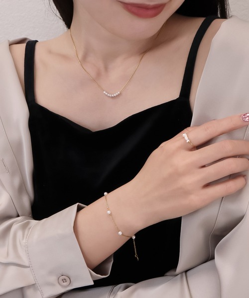 blackdia ocean（ブラックダイヤオーシャン）の「blackdia ocean 淡水パールリング（リング・レディース・ゴールド・11号/9号）」の11枚目の写真