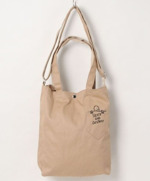 THRASHER（スラッシャー）の「【THRASHER】Tote Shoulder M(ST)（ショルダーバッグ・メンズ・グレー系その他/ブラック系その他/ベージュ系その他/ホワイト系その他/ホワイト系その他2/ブラック系その他2・FREE）」の6枚目の写真