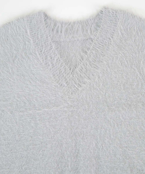 titivate（ティティベイト）の「シャギーニットベスト（ベスト・レディース・ベージュ/ライトグレー/アイボリー/ライトピンク・FREE）」の20枚目の写真