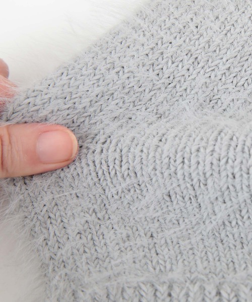 titivate（ティティベイト）の「シャギーニットベスト（ベスト・レディース・ベージュ/ライトグレー/アイボリー/ライトピンク・FREE）」の22枚目の写真