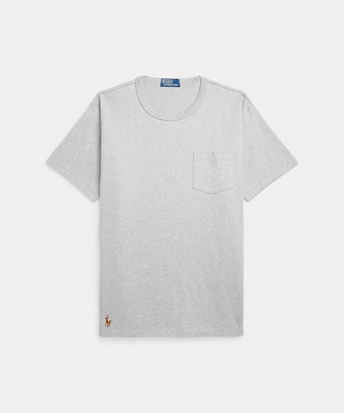 POLO RALPH LAUREN(ポロ ラルフ ローレン)の「ビッグ フィット ジャージー ポケット Tシャツ(Tシャツ/カットソー・メンズ・グレー系・S/M/L/XL/XS/XXL)」の4枚目の写真
