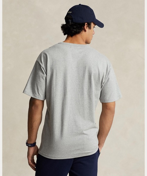 POLO RALPH LAUREN(ポロ ラルフ ローレン)の「ビッグ フィット ジャージー ポケット Tシャツ(Tシャツ/カットソー・メンズ・グレー系・S/M/L/XL/XS/XXL)」の6枚目の写真