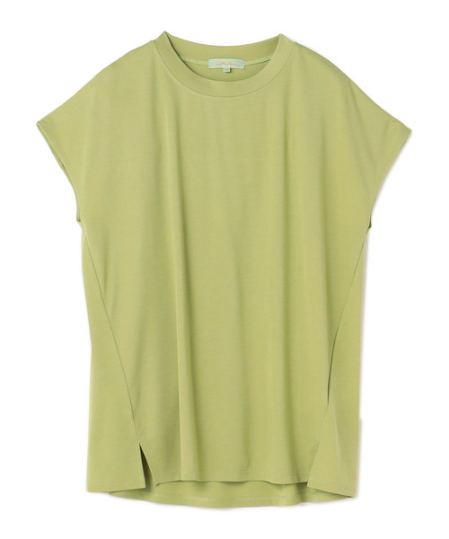 Petit Honfleur(プチオンフルール)の「【接触冷感】チュニックプルオーバー(Tシャツ/カットソー・レディース・ネイビー/サックスブルー/グリーン・M/L)」の1枚目の写真