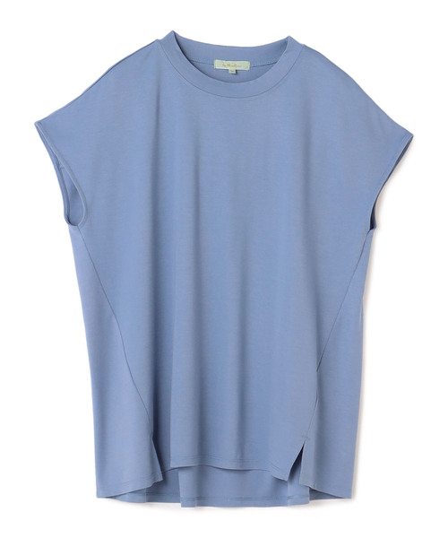 Petit Honfleur(プチオンフルール)の「【接触冷感】チュニックプルオーバー(Tシャツ/カットソー・レディース・ネイビー/サックスブルー/グリーン・M/L)」の11枚目の写真