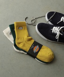 【Dickies】DK Q3P 刺繍 サポート/クォーター丈ソックス/3足セット/メンズ