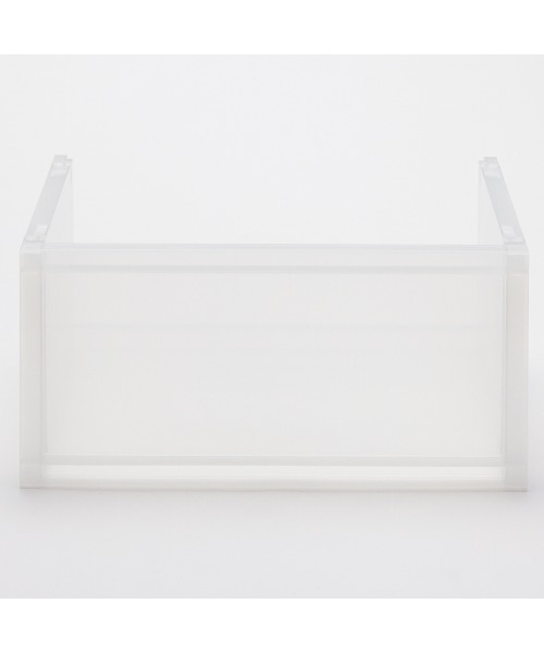 MUJI 収納家具 ポリプロピレン収納ラック・深型 幅37×奥行26×高さ17