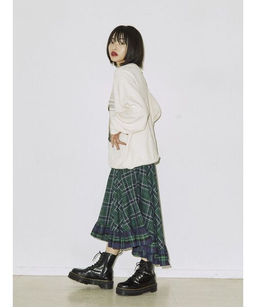 jouetie（ジュエティ）の「キャットルーズプルオーバー【スウェット/トレーナー】（スウェット・レディース・オフホワイト/ブラック/パープル・MEDIUM）」の15枚目の写真