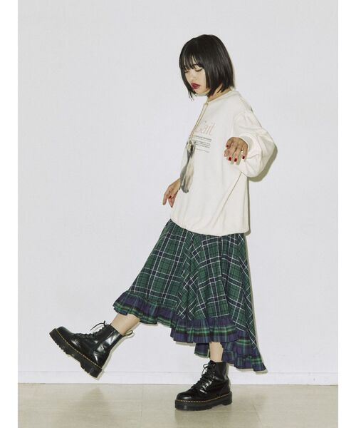 jouetie（ジュエティ）の「キャットルーズプルオーバー【スウェット/トレーナー】（スウェット・レディース・オフホワイト/ブラック/パープル・MEDIUM）」の16枚目の写真