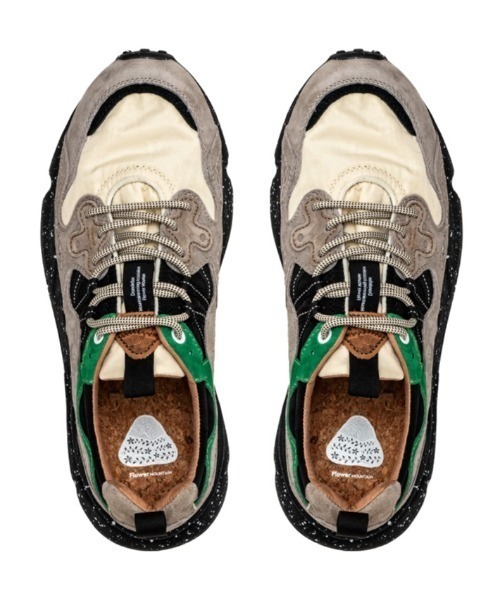 FlowerMOUNTAIN（フラワーマウンテン）の「Flower MOUNTAIN/フラワー マウンテン/YAMANO 3/ヤマノ3（スニーカー・メンズ・ブラック/グリーン・41/42/43）」の8枚目の写真