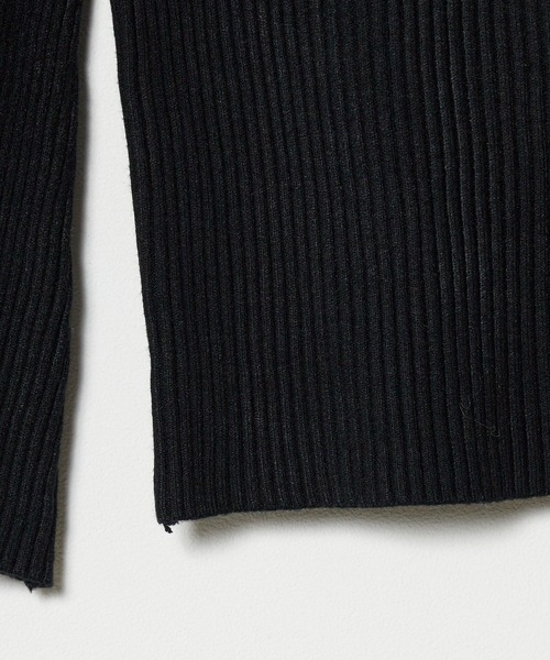 ROOPTOKYO（ループトウキョウ）の「袖ボタンハイネックニット（ニット/セーター・レディース・ブラウン/ホワイト/グリーン/ブラック・FREE）」の14枚目の写真