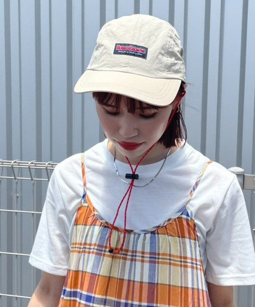 RODEO CROWNS WIDE BOWL（ロデオクラウンズワイドボウル）の「CORD CAP（キャップ・レディース・オフホワイト/キャメル/ブラック・FREE）」の2枚目の写真