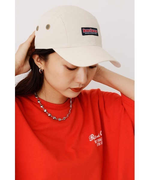 RODEO CROWNS WIDE BOWL（ロデオクラウンズワイドボウル）の「CORD CAP（キャップ・レディース・オフホワイト/キャメル/ブラック・FREE）」の9枚目の写真