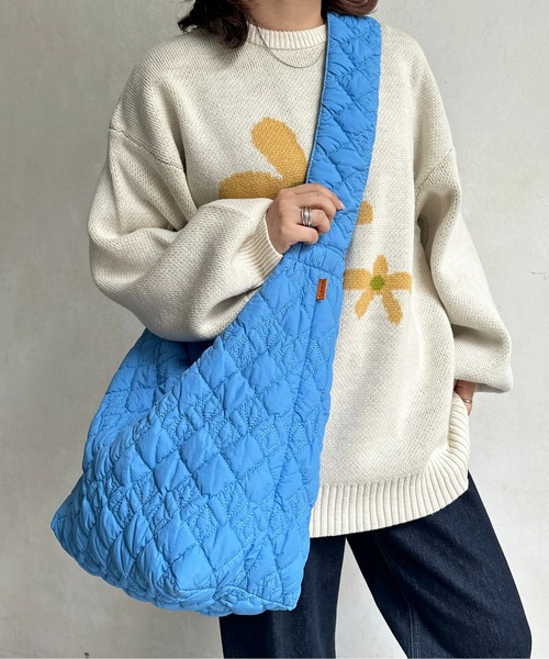 CPCM（シーピーシーエム）の「キルトBIGショルダー（ショルダーバッグ・レディース・アイボリー/ブラック/ブルー・FREE）」の3枚目の写真