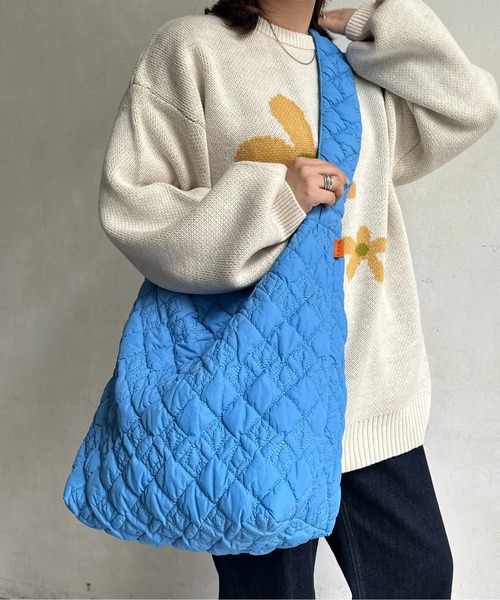 CPCM（シーピーシーエム）の「キルトBIGショルダー（ショルダーバッグ・レディース・アイボリー/ブラック/ブルー・FREE）」の16枚目の写真