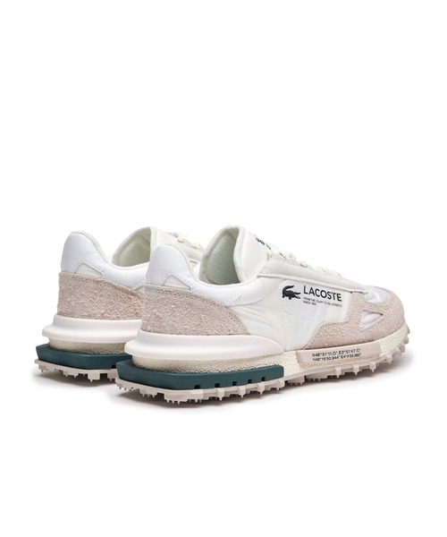 LACOSTE（ラコステ）の「メンズ ELITE ACTIVE 223 1 SMA（スニーカー・メンズ・オフホワイト/ターコイズブルー/オレンジ/ホワイト×グリーン・28.5cm/25.5cm/27.0cm/26.0cm/28.0cm/26.5cm/25.0cm/29.0cm/30.0cm）」の6枚目の写真