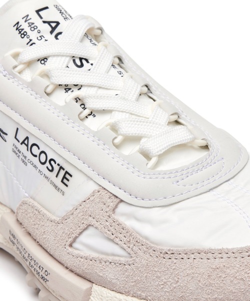 LACOSTE（ラコステ）の「メンズ ELITE ACTIVE 223 1 SMA（スニーカー・メンズ・オフホワイト/ターコイズブルー/オレンジ/ホワイト×グリーン・28.5cm/25.5cm/27.0cm/26.0cm/28.0cm/26.5cm/25.0cm/29.0cm/30.0cm）」の9枚目の写真