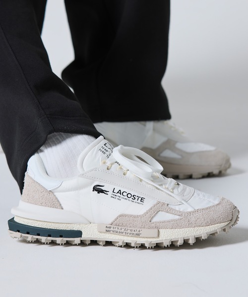 LACOSTE(ラコステ)の「メンズ ELITE ACTIVE 223 1 SMA(スニーカー・メンズ・オフホワイト/ターコイズブルー/オレンジ/ホワイト×グリーン・28.5cm/25.5cm/27.0cm/26.0cm/28.0cm/26.5cm/25.0cm/29.0cm/30.0cm)」の10枚目の写真