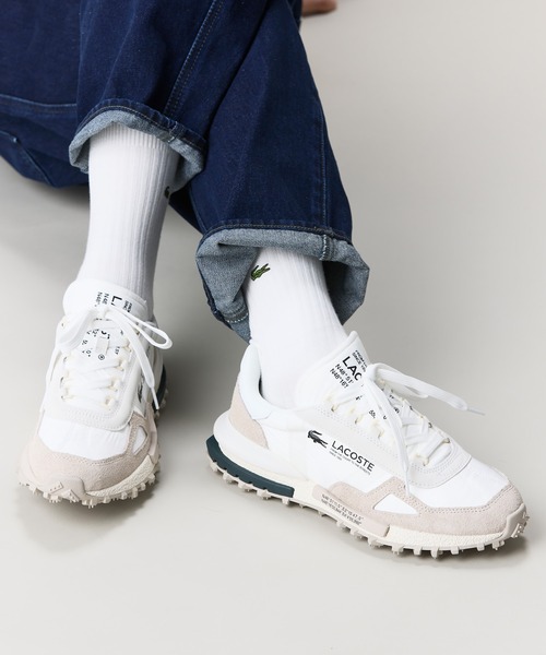 LACOSTE(ラコステ)の「メンズ ELITE ACTIVE 223 1 SMA(スニーカー・メンズ・オフホワイト/ターコイズブルー/オレンジ/ホワイト×グリーン・28.5cm/25.5cm/27.0cm/26.0cm/28.0cm/26.5cm/25.0cm/29.0cm/30.0cm)」の16枚目の写真